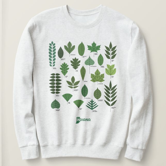 Bäume des Sweatshirts von Indiana Women (Design vorne)
