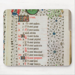 Bäume des Widders und eines Mannholzschlags Mousepad