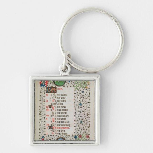 Bäume des Widders und eines Mannholzschlags Schlüsselanhänger (Vorne)