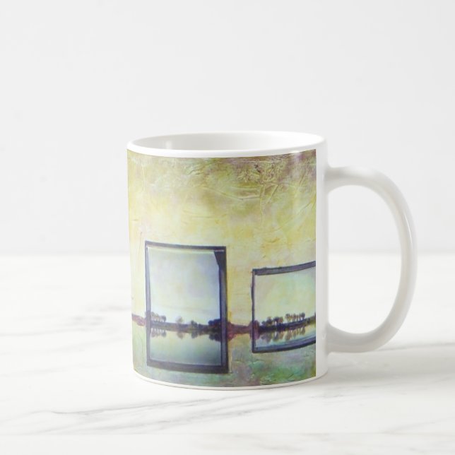 Bäume entlang der Fluss-Tasse Kaffeetasse (Rechts)