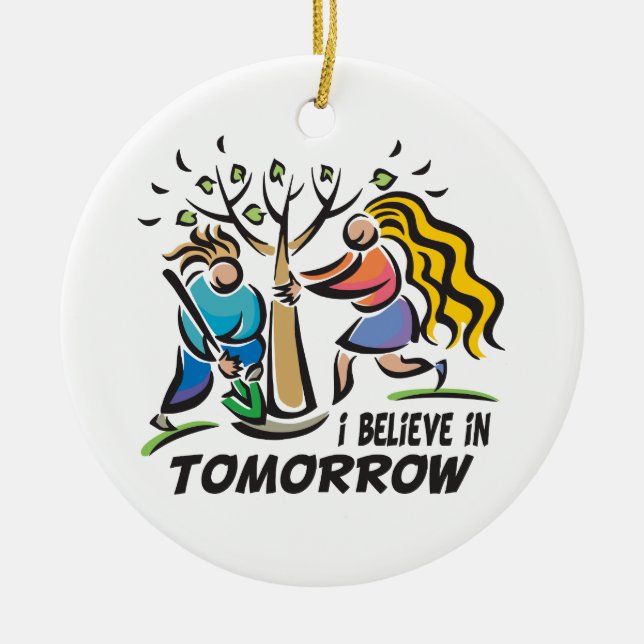 Bäume für morgen keramikornament (Vorne)