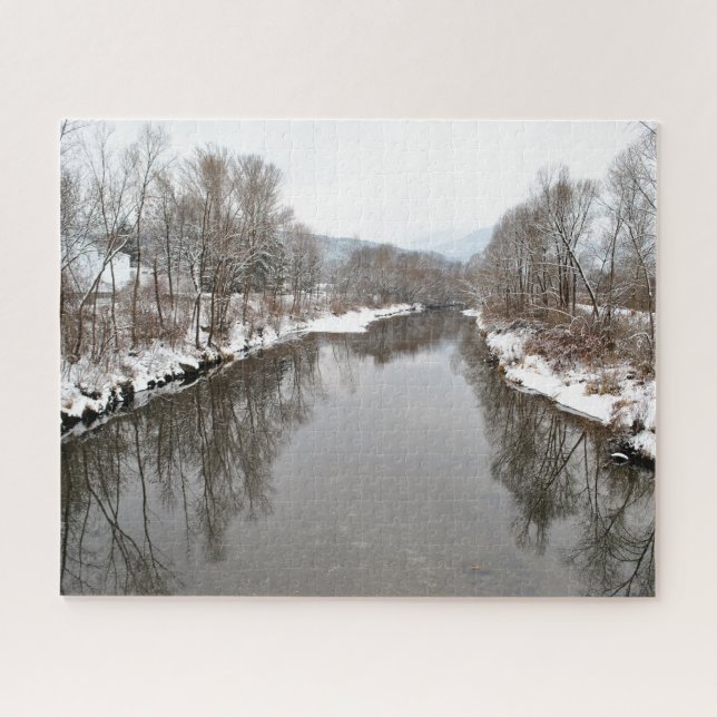 Bäume im Fluss Puzzle (Horizontal)