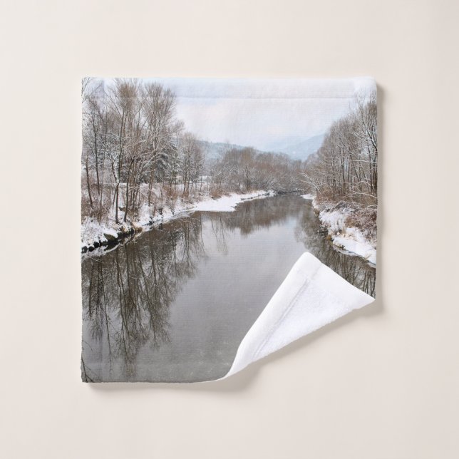 Bäume im Fluss Waschlappen (Waschlappen)