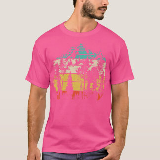 Bäume im Freien Natur Retrowald T-Shirt