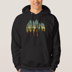 Bäume im Freien Naturwald Vintag Hoodie
