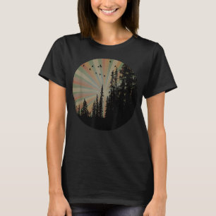 Bäume im Freien Naturwald Vintag T-Shirt