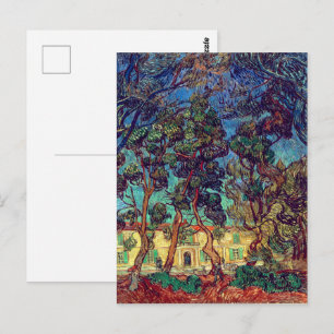 Bäume im Hospitalgarten   Van Gogh   Postkarte