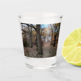 Bäume im Wald Schnapsglas