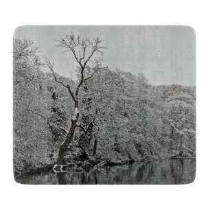 Bäume im Wasser Schneidebrett