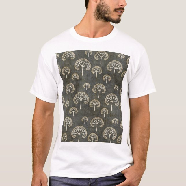 Bäume im Winter T - Shirt von Männern (Vorderseite)