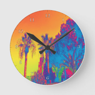 Bäume in Zypern - Acrylmauer-Uhr Runde Wanduhr