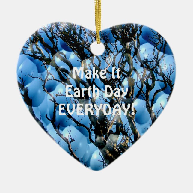 BÄUME KERAMIK ORNAMENT (Vorne)