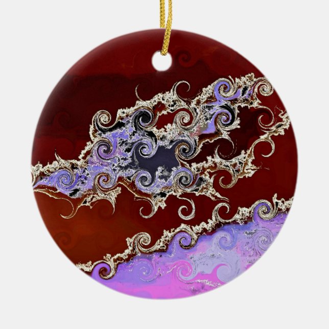 BÄUME KERAMIK ORNAMENT (Vorne)