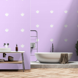 Bäume Lavendel Tapete