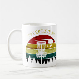 Bäume Liebe mir - Funny Disc Golf Kaffeetasse