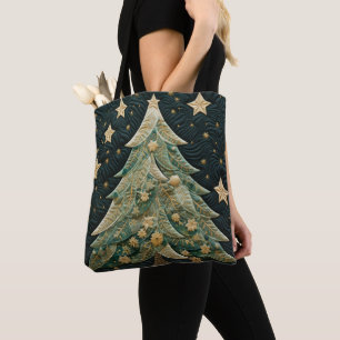 BÄUME MIT GRÜNEN QUILTED AUSSEHENEN CHRISTMAS