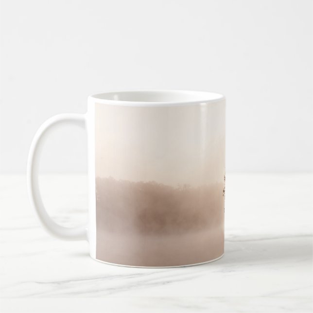 BÄUME MIT NEBEL KAFFEETASSE (Links)