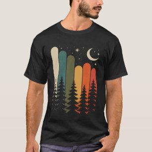 Bäume Natur Berge Abenteuer Outdoor Wildnis T-Shirt