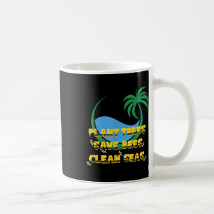 Bäume Pflanzende Bienenschutz Öko Reinigung Kaffeetasse
