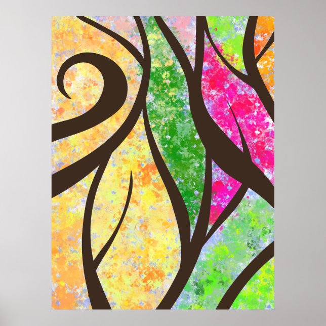 Bäume Poster (Vorne)