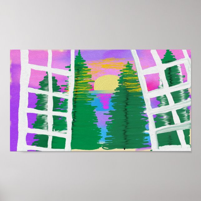 Bäume Poster (Vorne)