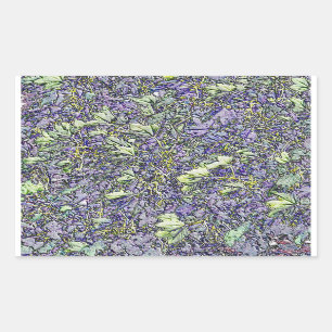 BÄUME RECHTECKIGER AUFKLEBER