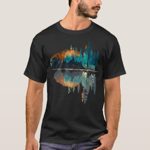 Bäume Reflektion Wildnis Natur Tierbären Outdo T-Shirt