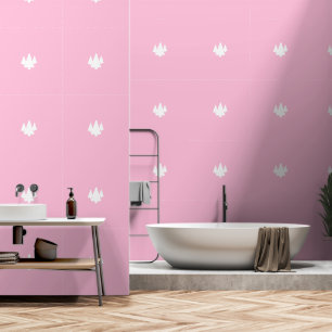 Bäume rosa tapete