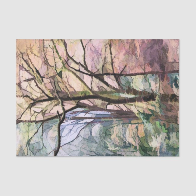 BÄUME SEIDENPAPIER (Vorderseite)