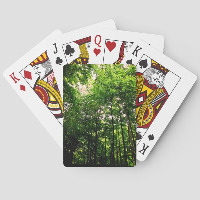 Bäume Spielkarten (Rückseite)