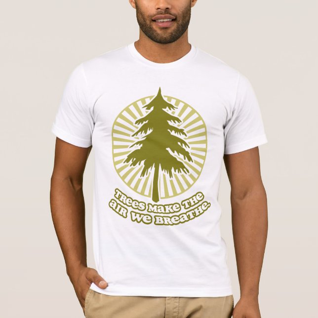 Bäume stellen Luft-T - Shirt her (Vorderseite)
