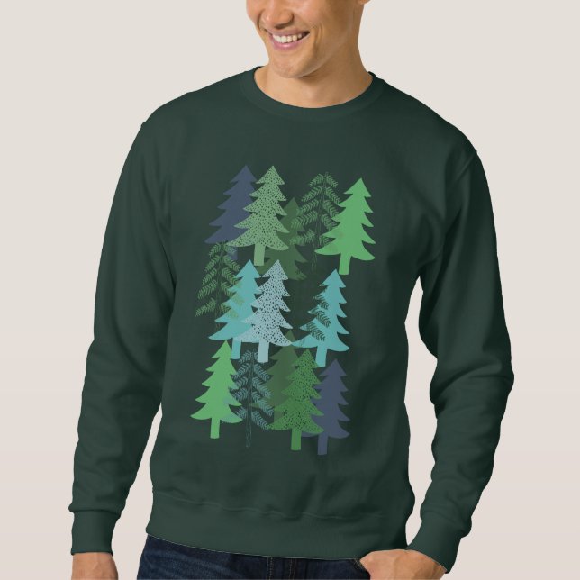 Bäume Sweatshirt (Vorderseite)