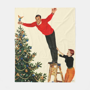 Bäume überwinden fleecedecke