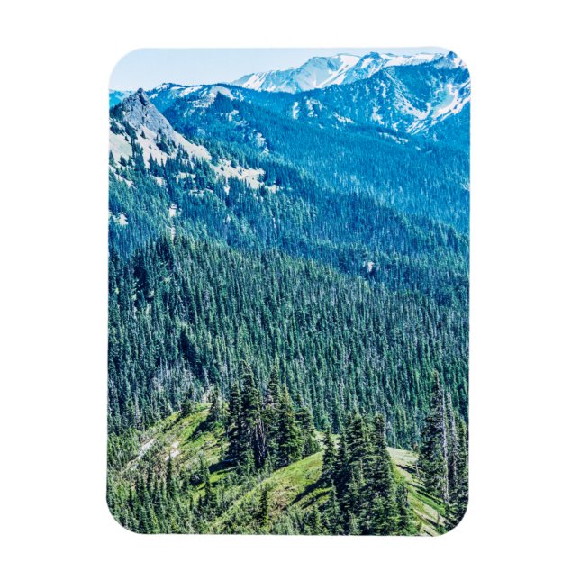 Bäume und Brücken Magnet (Vertikal)