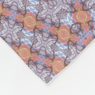 BÄUME UND FELDER FLEECEDECKE