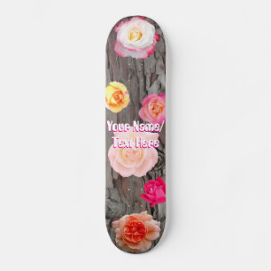Bäume und Rosen Skateboard