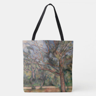 Bäume und Straße, postimpressionistische Landschaf