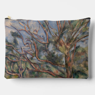 Bäume und Straße, postimpressionistische Landschaf Zubehörtasche