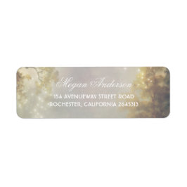 Bäume und String Lights Rustikale Dreamy Wedding