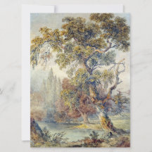 Bäume und Teich (von John Ruskin)