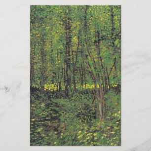 Bäume und Unterwuchs von Van Gogh Briefpapier