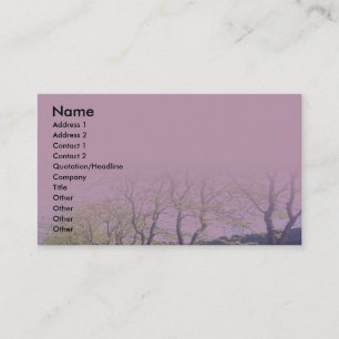 Bäume Visitenkarte