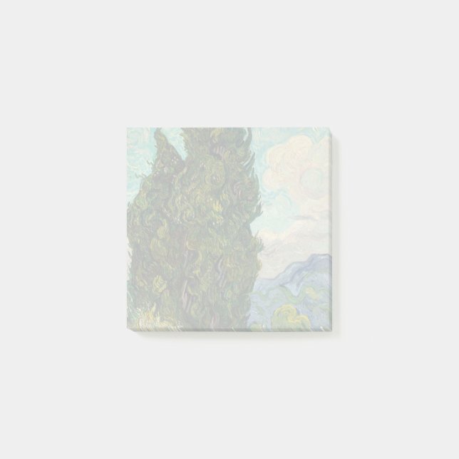 Bäume von Vincent Van Gogh Post-it Klebezettel (Vorderseite)