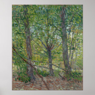 Bäume von Vincent Van Gogh Poster