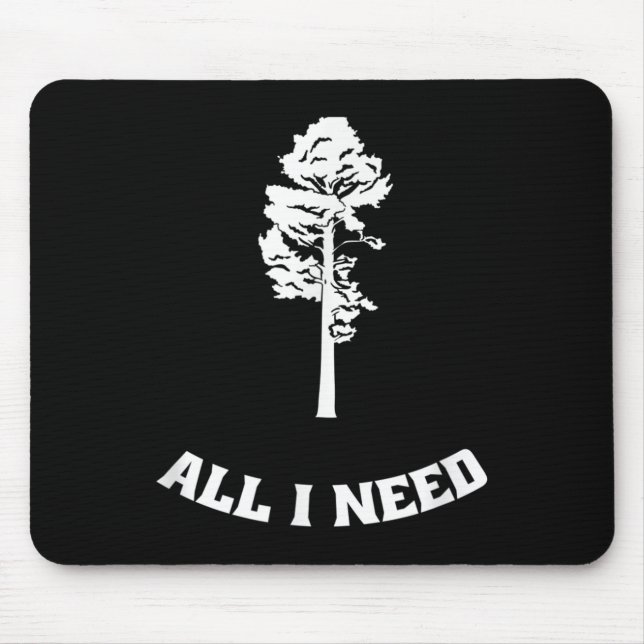 Bäume Wald Natur Walking Umwelt Mousepad (Vorne)