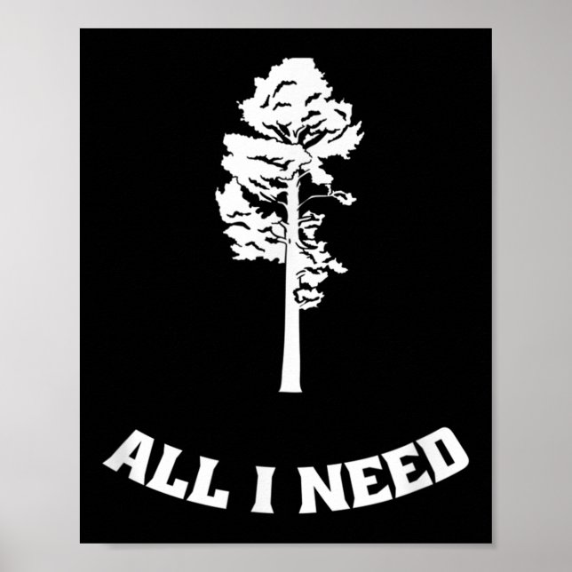 Bäume Wald Natur Walking Umwelt Poster (Vorne)