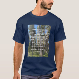 Bäume Wald Woods Thoreau T-Shirt