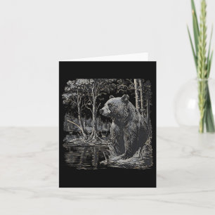 Bäume wild lebende Natur Tierbär Außenwald Karte