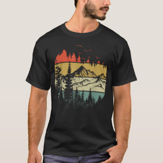 Bäume Wildtiere Natur Vintage T-Shirt