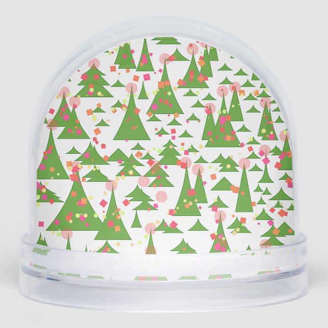 Bäume zu Weihnachten Schneekugeln (Vorderseite)